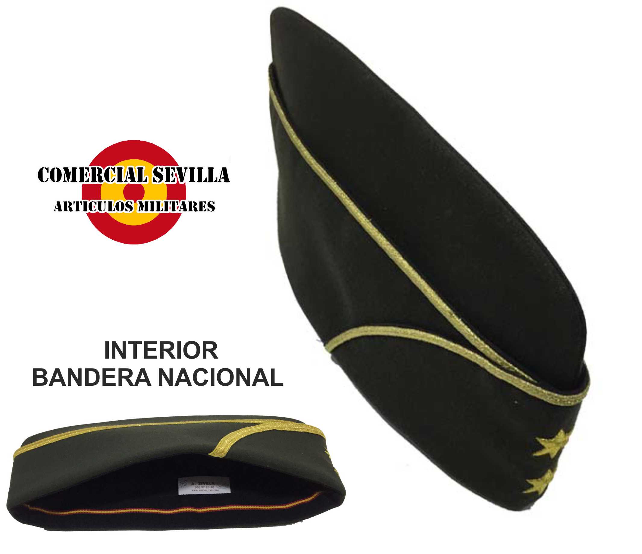 Gorro Cuerpos comunes Oficial  Comandante